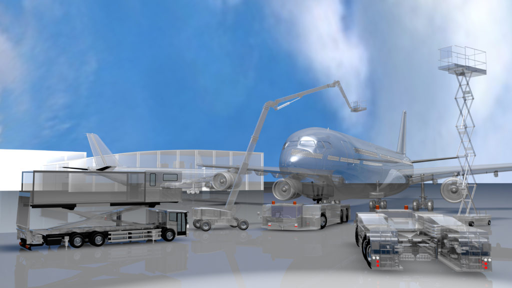 Flughafen Service Fahrzeuge Phantom