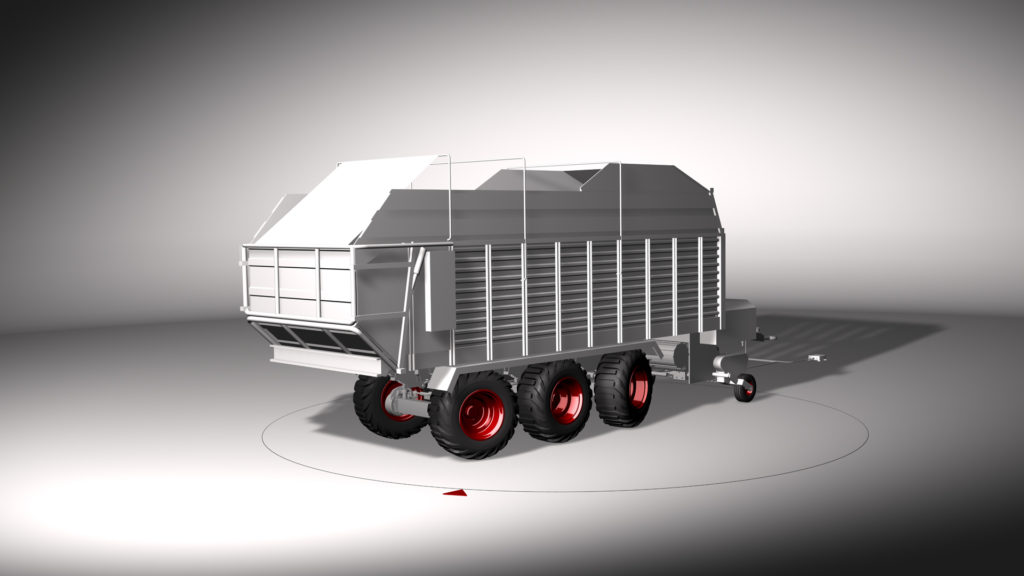 Ladewagen 3achslenkung