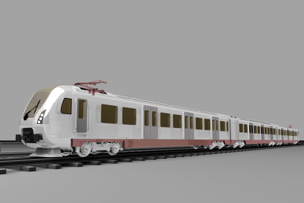 Bahn Triebwagen elektrisch