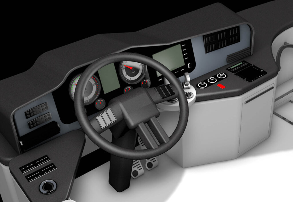 Cockpit Reisebus