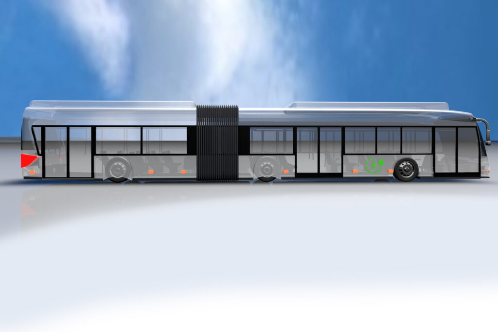 Voll-elektrischer Vorfeldbus Phantomdarstellung, Airfield bus