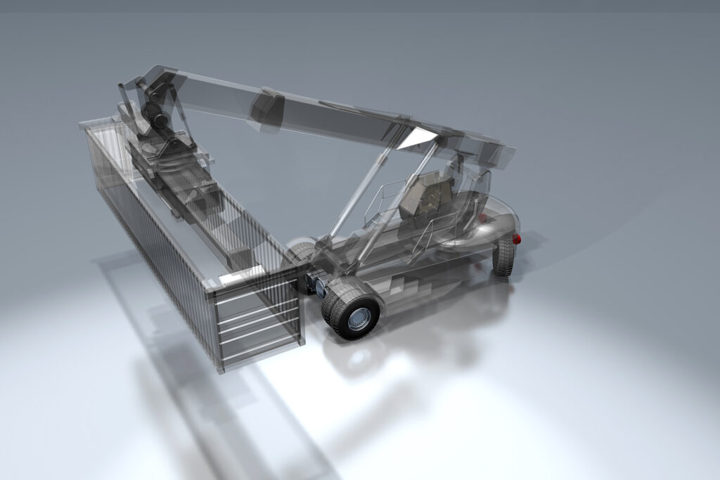 Reachstacker, Containerstapler